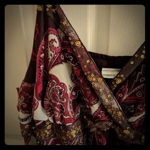 Size 26 Bohemian Flowy Tank